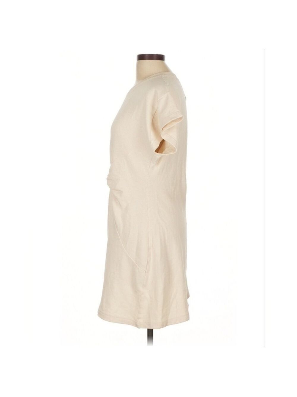 LSPACE x Anthropologie Short Sleeve Knit Mini Dress Sz: Lg NWT Pullover Tapioca - Picture 8 of 11